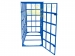 Клітка (захисне обладнання для накачування вантажно-тракторних шин), цільнозварна  750х1600х1600 мм синя Kompred OL859