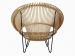 Крісло плетене з ротанга для балкона, тераси