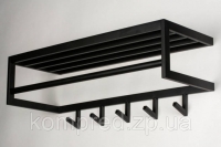 Вішалка для одягу в стилі Лофт 9 крючков 1000х300х250 OL716/2