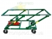 Підйомний стіл дпя листового металу 1700х800х1000мм Зелений (на колесах) Kompred OL923