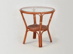 Кавовий столик із натурального ротанга