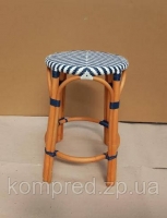 Табурет барний з ротанга для дому, кафе та бару 57х57х66см