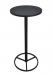 Стіл круглий металевий виносний 600х1100 чорний OL479/1