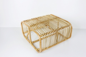 Столик кавовий плетений із ротанга для офісу, будинку