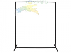 Стійка для одягу розбірна 1300х400х1700 мм чорний колір Kompred OL838