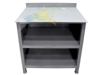 Верстат металевий з поличками 800х500х850 мм сірий Kompred OL820