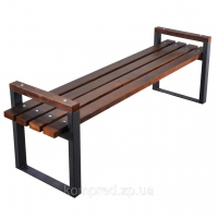 Лавка без спинки металева Модерн 2000*440*650 Kompred OL420/2