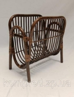 Газетниця для журналів та газет з ротанга 26х46х42см