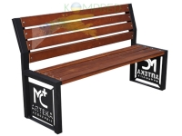 Лава паркова з логотипом 1500х600х900мм OL866