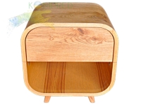 Консольний столик Міднайт (масив дуба) 500х400х500мм Kompred OL916/1