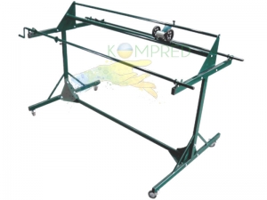 Стенд металевий на два рулони тканини 2000х800х1200 мм зелений Kompred OL851