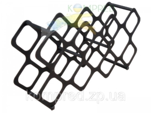 Підставка для зберігання пляшок винних настільна 600х300х400 мм чорний Kompred OL844