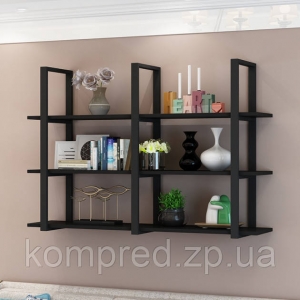 Навісна полиця в стилі Лофт 1200х300х900мм СТЖ180