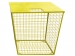 Контейнер для роздільного збору пластику з кришкою 1000х1000х1000  жовтий OL492/3