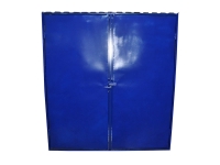 Шафа під кисневу рампу на 10 балонів  4000х500х2000  Синій OL451