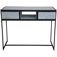 Манікюрний столик із ящиками Kompred 110х45х75 см Блакитний (OL116)