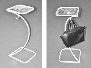 Столик універсальний Kompred Кобра 36х40х80 см Білий (OL129)