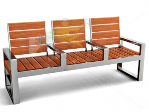 Лавка паркова зі спинкою у сучасному стилі CITY U10 1800*560*940мм